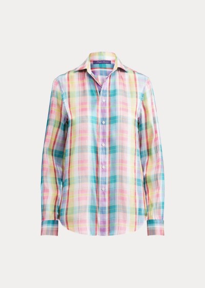 Camisa Ralph Lauren Hannah Madras Mulher 26438-RKHV